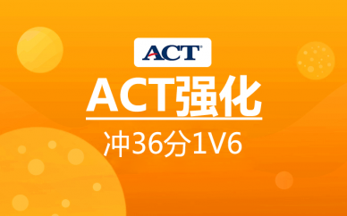 郑州ACT备考培训辅导课程（ACT冲36分强化1V6）